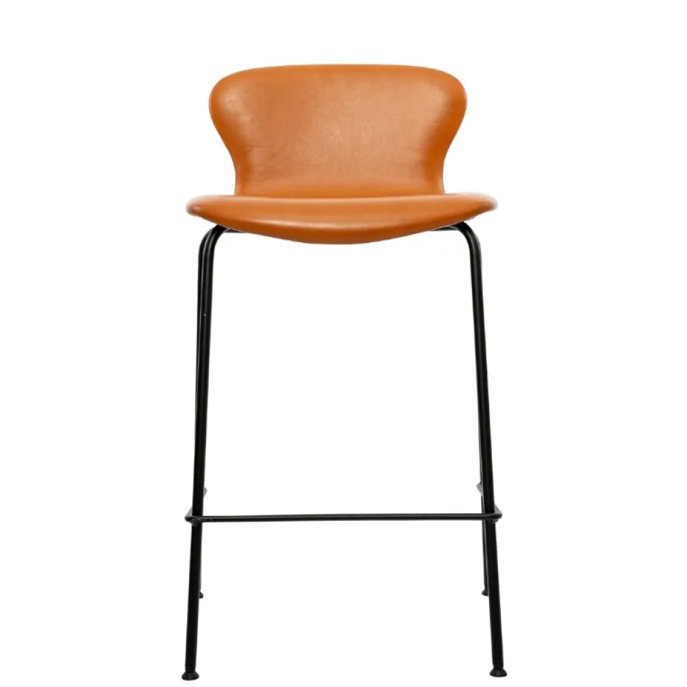 Bruunmunch Køkken|Stole>2 Stk. PLAYchair Counter Cognac Hero Læder