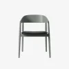 Andersen Furniture Stue|Stole>AC2 Stol Grå Bøg Sort PU Læder