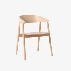 Andersen Furniture Stue|Stole>AC2 Stol Hvidpigmenteret Mat Lakeret Bøg