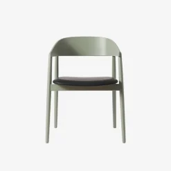 Andersen Furniture Stue|Stole>AC2 Stol Grøn Bøg Sort Læder