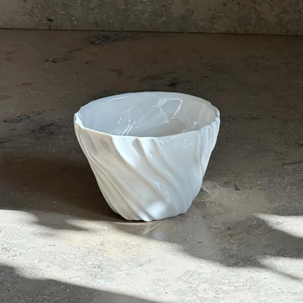 Atelier Marée Keramik & Porcelæn>Tidevandskop 'Far' Hvid