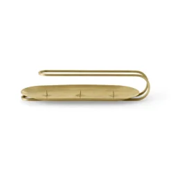 Audo Copenhagen Andet Boligtilbehør|Lysestager>Clip Table Candle Holder 3-Arm Brass