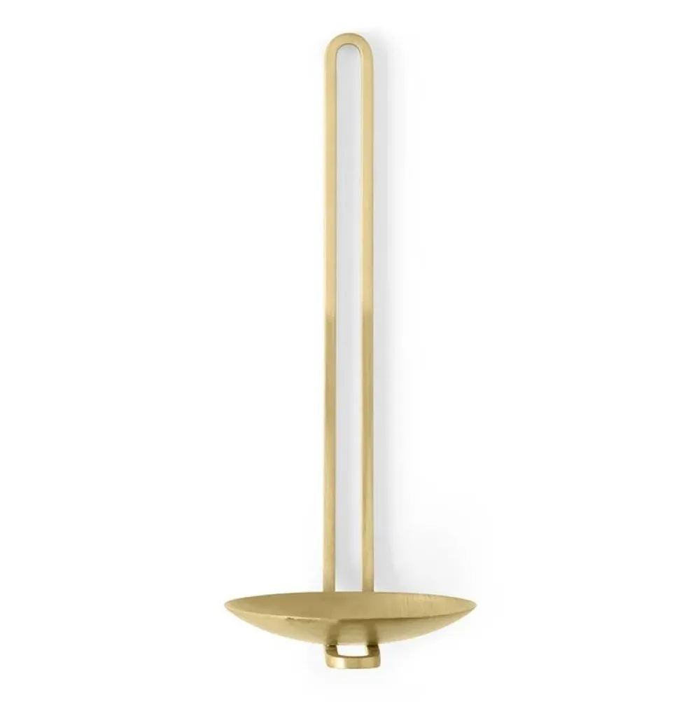 Audo Copenhagen Andet Boligtilbehør|Lysestager>Clip Wall Tealight Candle Holder Brass