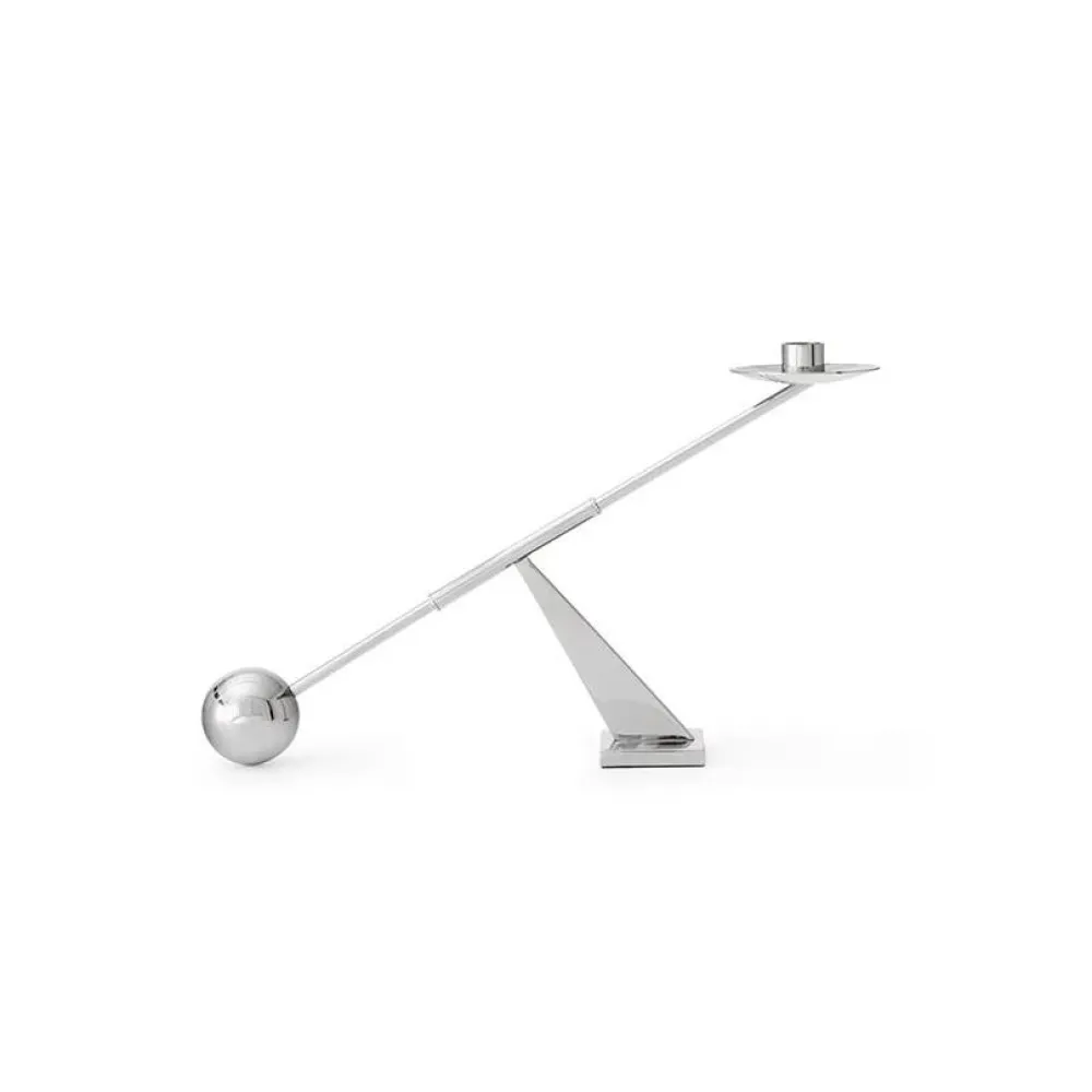 Audo Copenhagen Lysestager>Interconnect Candle Holder Stainless Steel Small