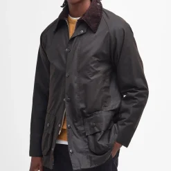 Barbour Overtøj>Classic Beaufort Waxed Jacket Olive