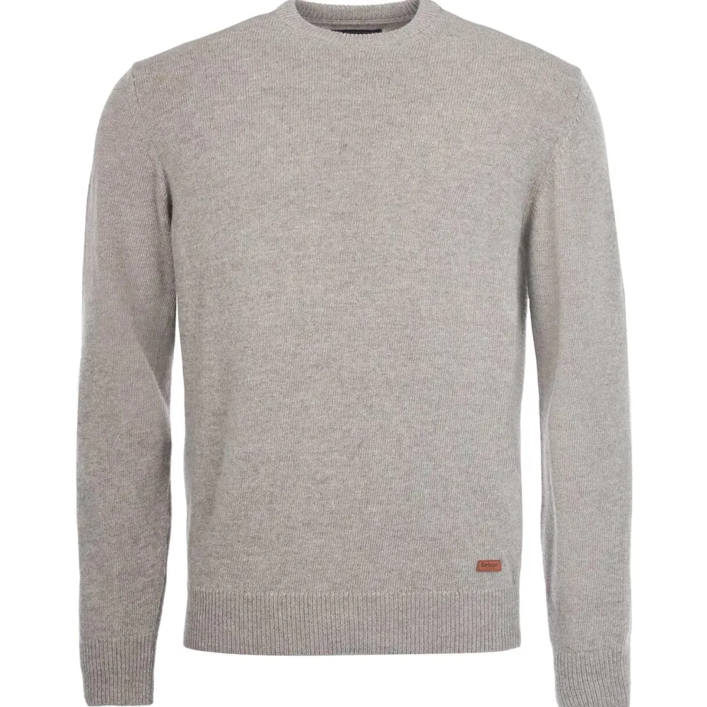 Barbour Overdele>Essential Crew-Neck Jumper Stone