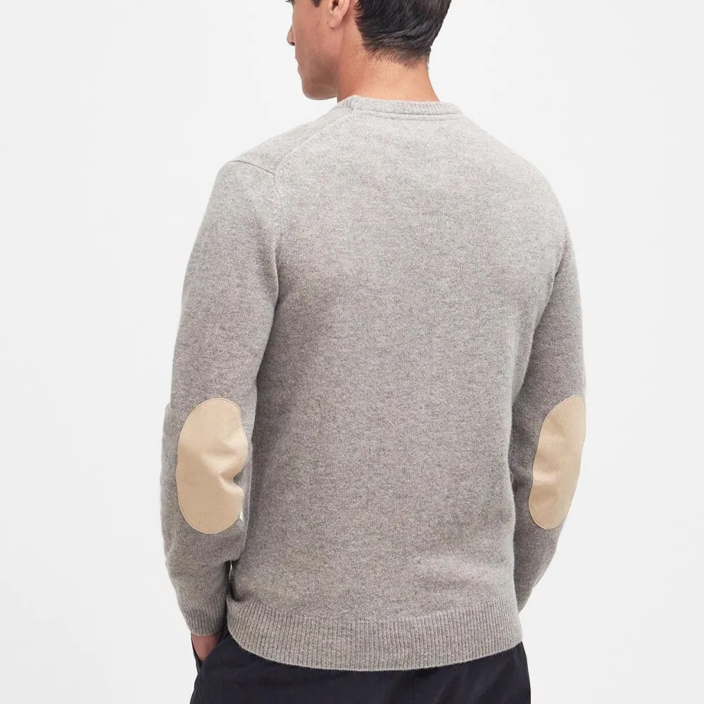 Barbour Overdele>Essential Crew-Neck Jumper Stone