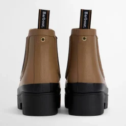 Dame Barbour Sko>Halton Ankle Wellingtons Military Brown/Black
