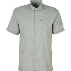 Barbour Overdele>Nelson Regular SS Shirt Olive