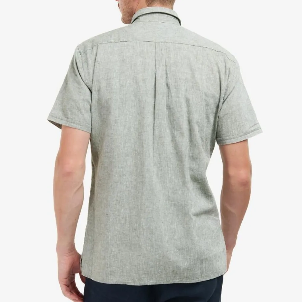 Barbour Overdele>Nelson Regular SS Shirt Olive