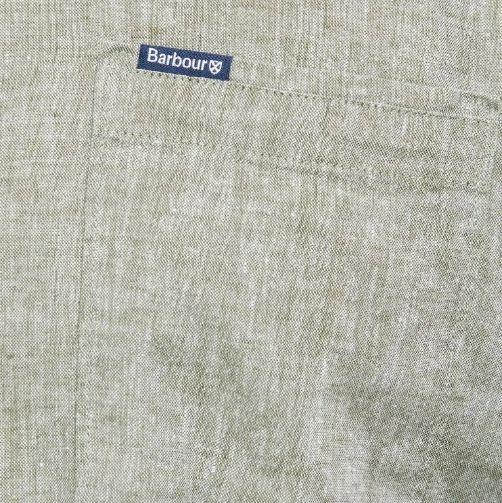 Barbour Overdele>Nelson Regular SS Shirt Olive