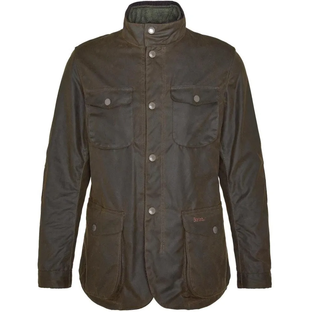 Barbour Overtøj>Ogston Waxed Jacket Olive