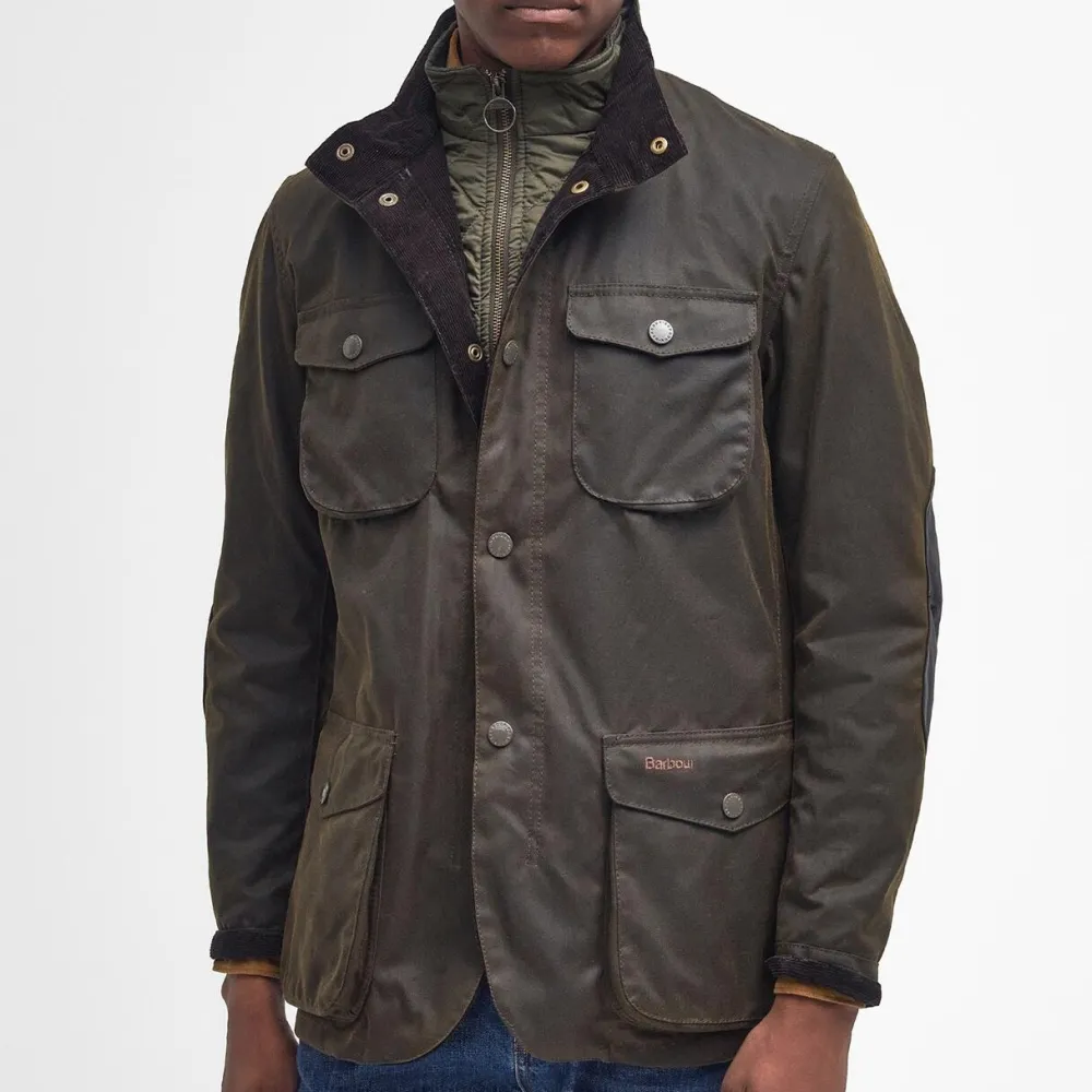 Barbour Overtøj>Ogston Waxed Jacket Olive