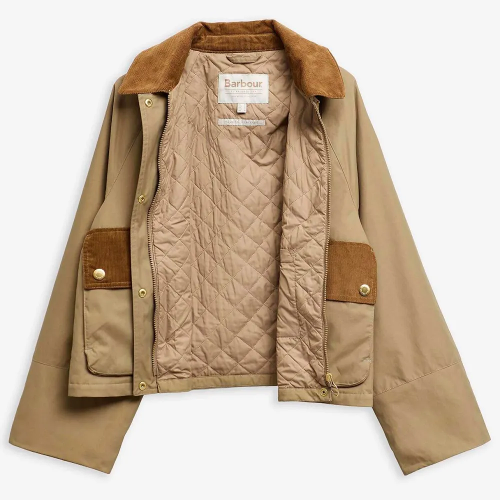 Dame Barbour Overtøj>Phoebe Casual Jacket Military Brown