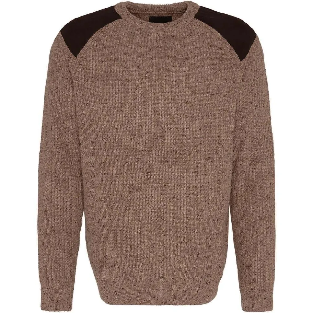 Barbour Overdele>Raisthorpe Crew Neck Jumper Stone