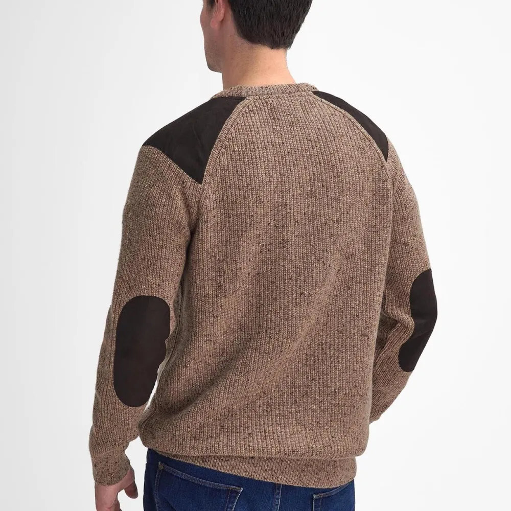 Barbour Overdele>Raisthorpe Crew Neck Jumper Stone