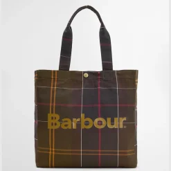 Dame Barbour Accessories|Accessories>Telfield Tartan Tote Bag Classic Tartan