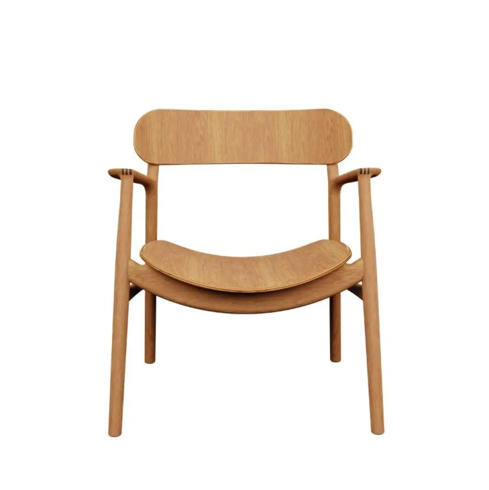 Bent Hansen Stole|Stue>Asger Loungestol Eg/Olie