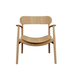 Bent Hansen Stole|Stue>Asger Loungestol Eg/Lys Olie
