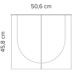 Bent Hansen Borde|Stue>Inverse Sofabord Medium Beige