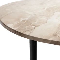 Bent Hansen Borde|Stue>Metro Sofabord Ø80 Beige Marmor