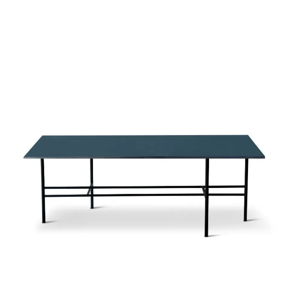 Bent Hansen Borde|Stue>Metro Sofabord L108 Smokey Blue Linoleum