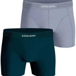 Björn Borg Underwear Underdele>Björn Borg Lyocell Boxer 2-Pack Boxershorts Blå / Lys Blå