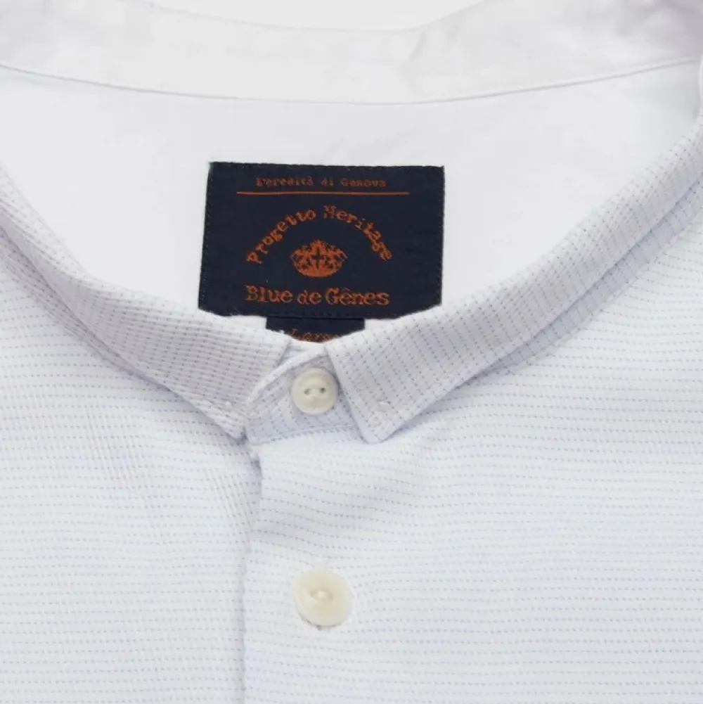 Blue De Gênes Overdele>Blue De Génes Basso Dob Shirt Blue Water