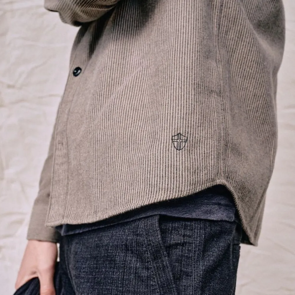 Blue De Gênes Overdele>Ginotto Oregon Shirt Pebble Beige