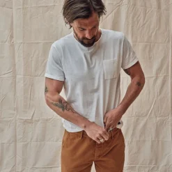 Blue De Gênes Overdele>Sagi Nuovo T-Shirt White