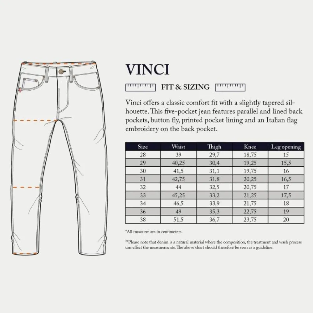Blue De Gênes Underdele>Vinci Pala Dark Jeans