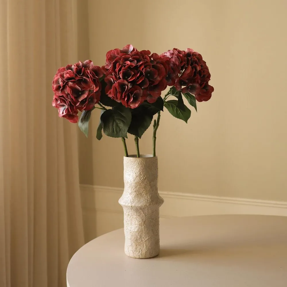 Botané Studios Andet Boligtilbehør|Kunstige Blomster>Hydrangea Flower Burgundy