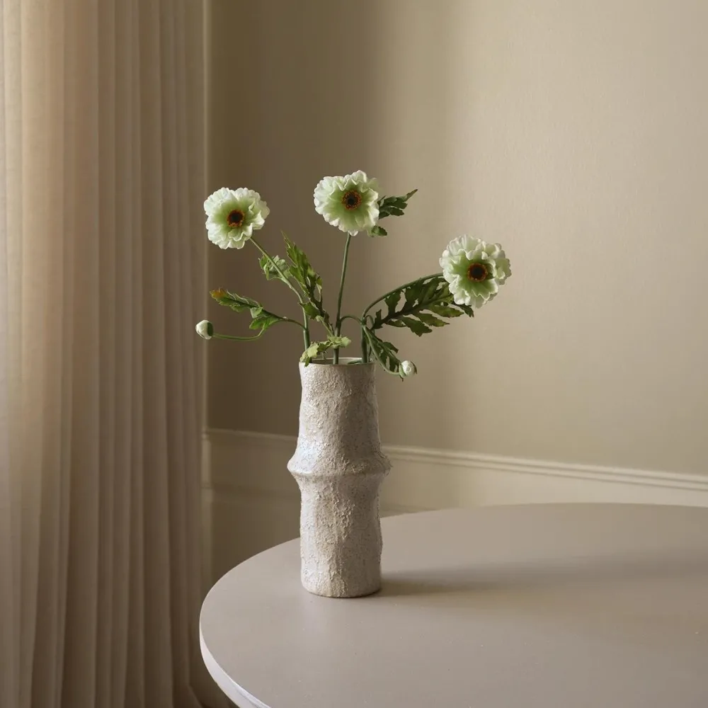 Botané Studios Kunstige Blomster>Large Poppy Flower White