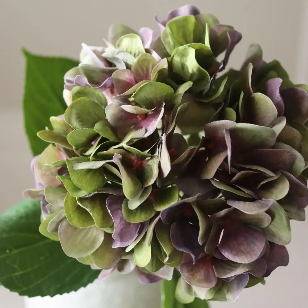 Botané Studios Kunstige Blomster>Pale Purple Hydrangea Flower Green