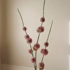 Botané Studios Kunstige Blomster>Thistle Ball Branch Purple