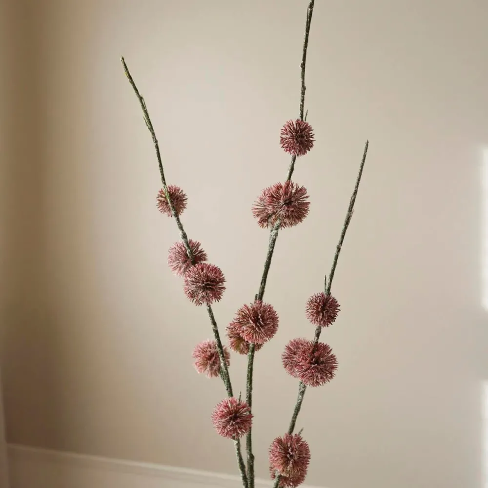 Botané Studios Kunstige Blomster>Thistle Ball Branch Purple