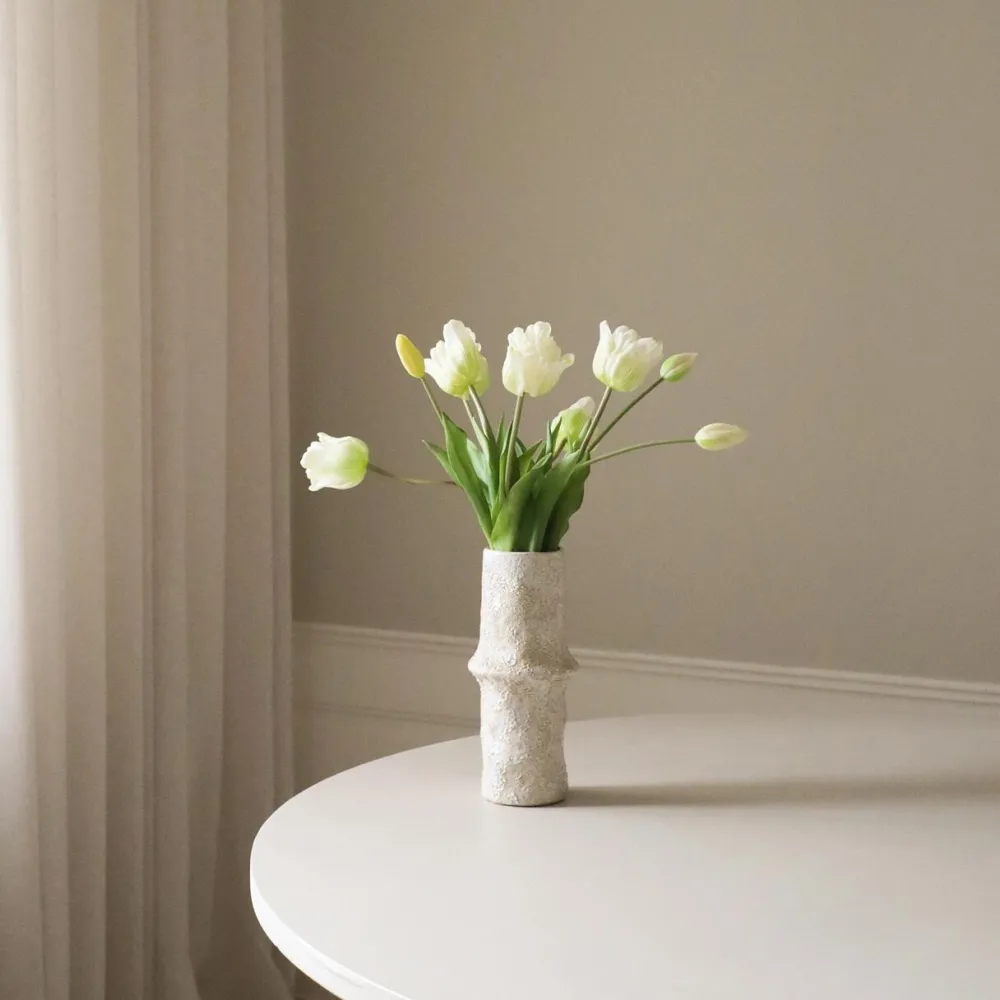 Kunstige Blomster>Botané Studios Triumpf Tulip White (5 pieces)