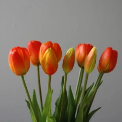Botané Studios Kunstige Blomster>Tulip Bundle Orange (5 pieces)