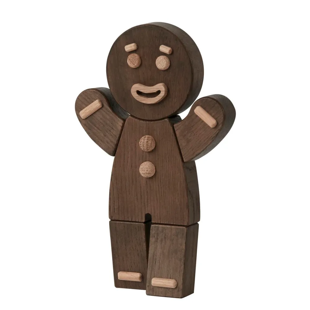 Boyhood Design Andet Boligtilbehør|Figurer>Gingerbread Man Smoked Oak Small