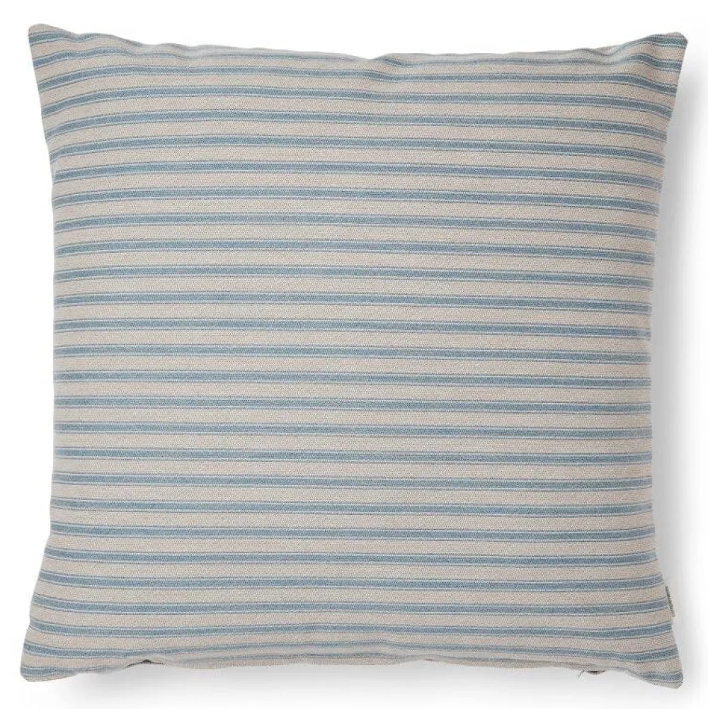 Compliments Udendørs|Puder>Outdoor Fine Stripe Cushion Dusty Blue 45x45 cm