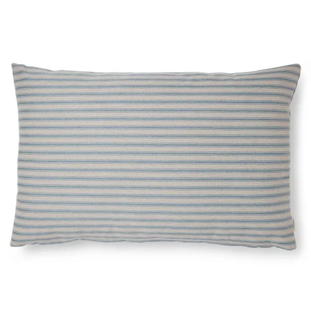 Compliments Udendørs|Puder>Outdoor Fine Stripe Cushion Dusty Blue 40x60 cm