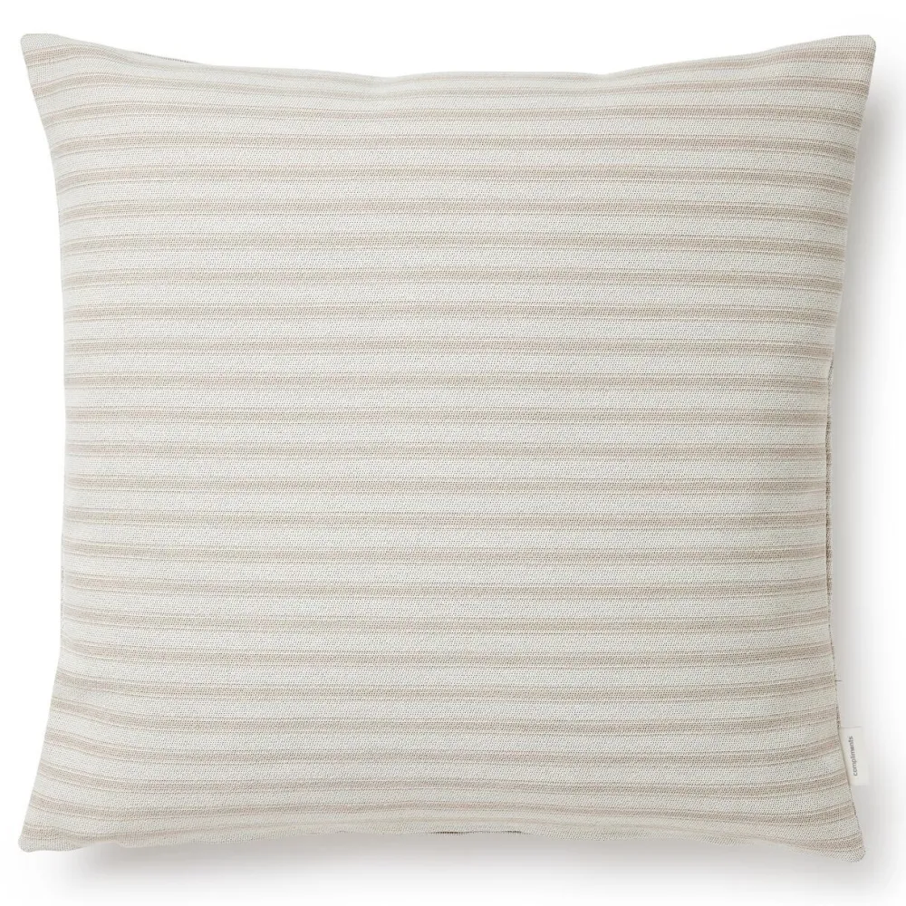 Compliments Udendørs|Puder>Outdoor Fine Stripe Cushion Beige 45x45 cm