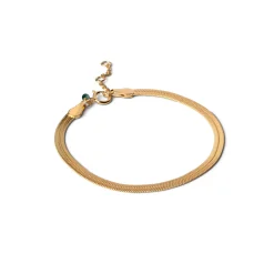 Dame Enamel Copenhagen Accessories|Smykker>Bracelet Caroline Gold-Plated