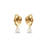 Dame Enamel Copenhagen Accessories|Smykker>Earrings Caia Small Gold-Plated