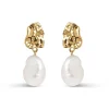 Dame Enamel Copenhagen Accessories|Smykker>Earrings Paris Gold-Plated