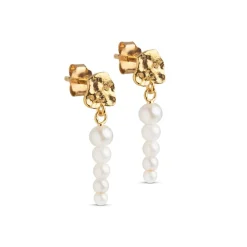 Dame Enamel Copenhagen Accessories|Smykker>Earrings Malaika Pearls Gold-Plated