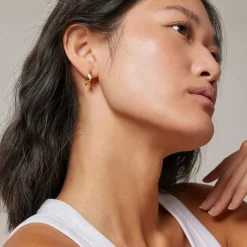Dame Enamel Copenhagen Accessories|Smykker>Earrings Daia Gold-Plated