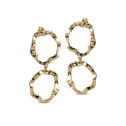 Dame Enamel Copenhagen Accessories|Smykker>Earrings Miriam Gold-Plated
