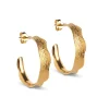 Dame Enamel Copenhagen Accessories|Smykker>Hoops Ane Large Gold-Plated