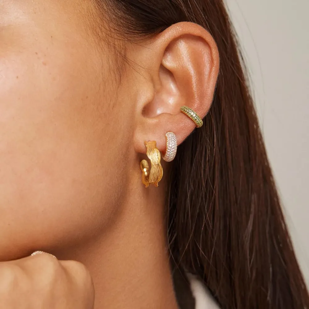 Dame Enamel Copenhagen Accessories|Smykker>Hoops Ane Gold-Plated